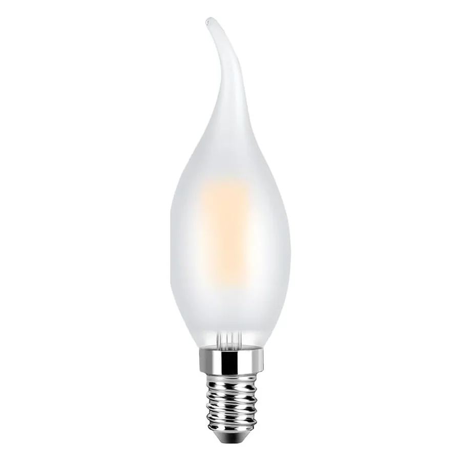 Vinaco CA11 LED Flame-Tip Bulb, 4W Dimmable E12