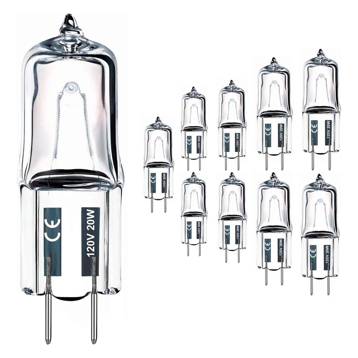Vinaco G8 Halogen Bulb, 120V Dimmable