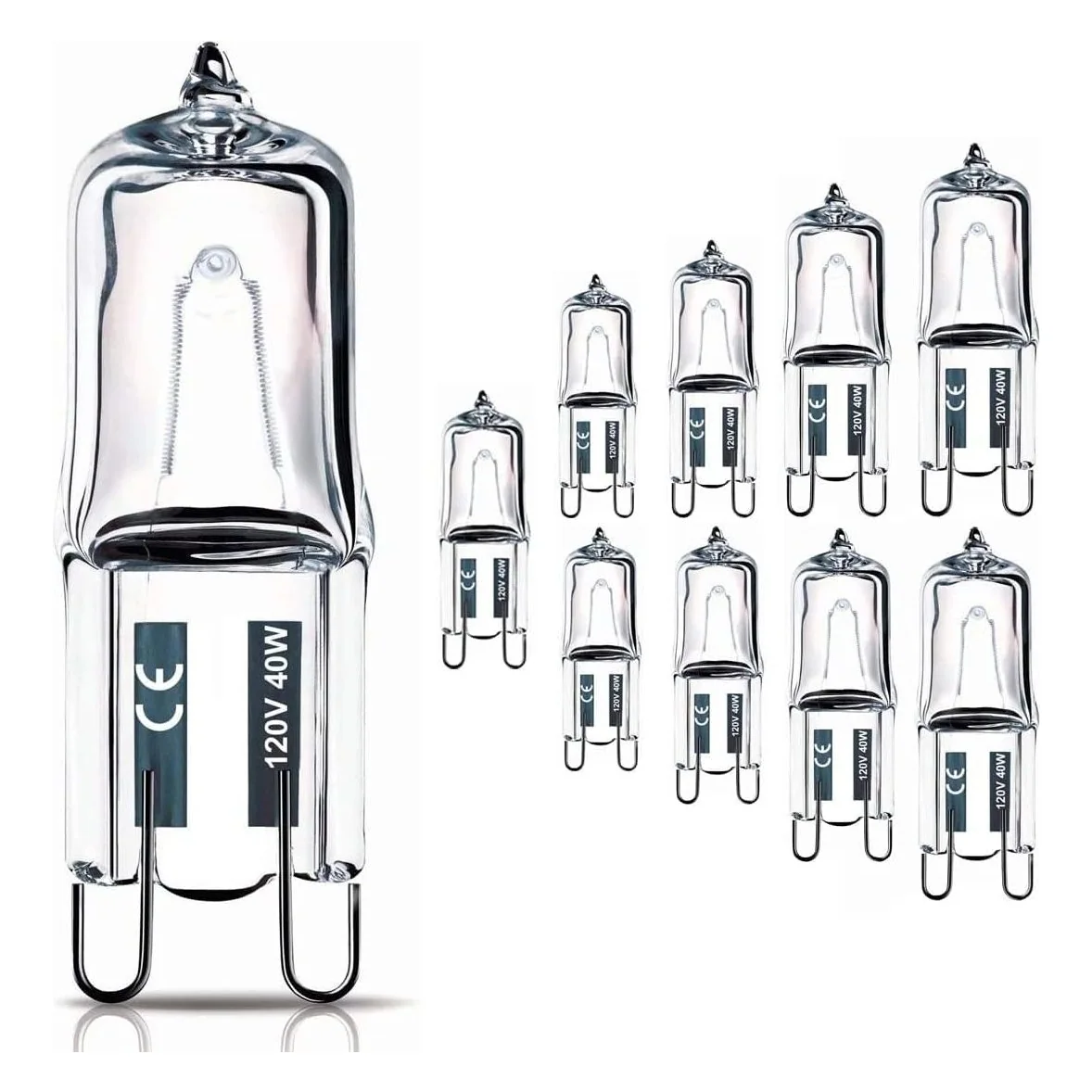 Vinaco G9 Halogen Bulb, 120V Dimmable